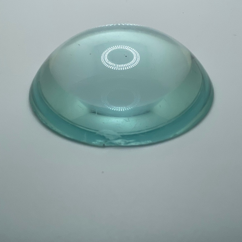 Aqua Glass Dome Magnifying Accent - Home Accents